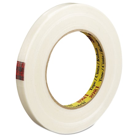 Scotch Filament Tape 898, 3" Core, 24 mm x 55 m, Clear MMM898124MM